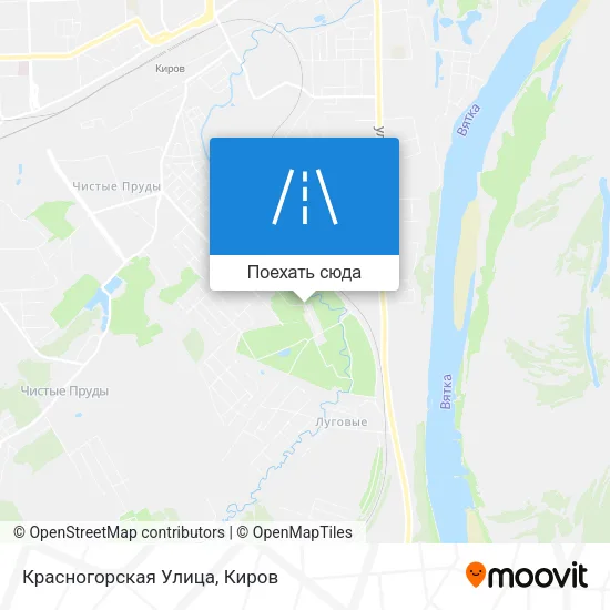 Карта Красногорская Улица