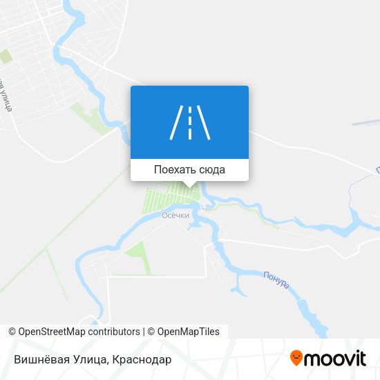 Карта Вишнёвая Улица
