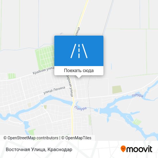 Карта Восточная Улица