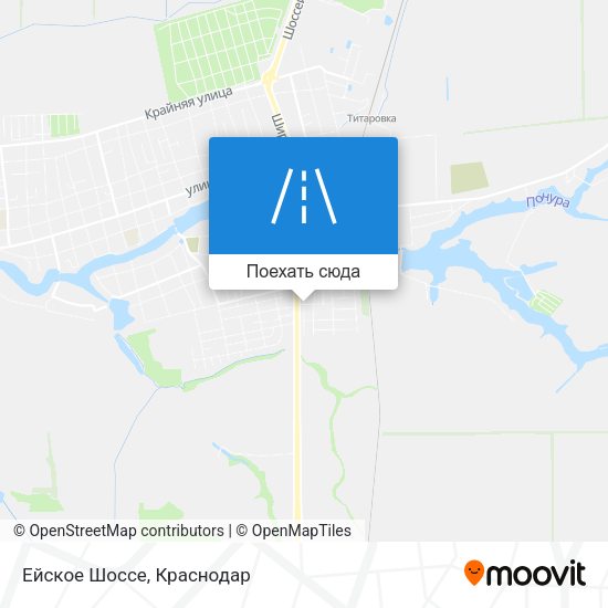Карта Ейское Шоссе