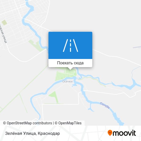 Карта Зелёная Улица