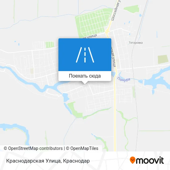 Карта Краснодарская Улица
