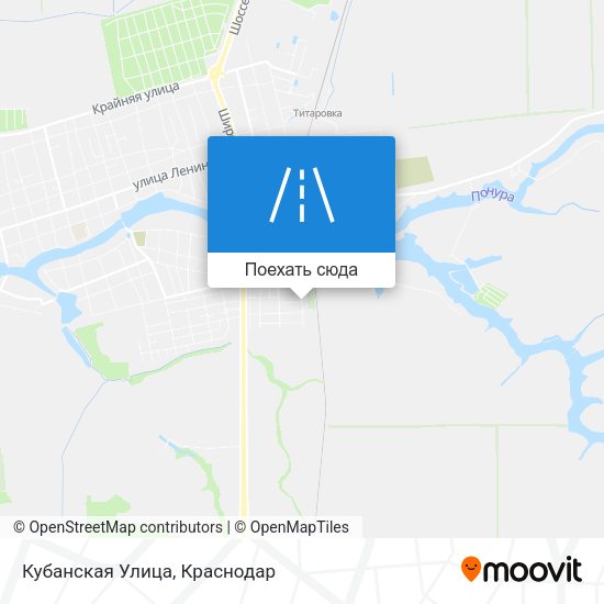 Карта Кубанская Улица