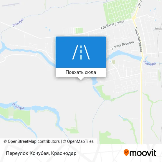 Карта Переулок Кочубея