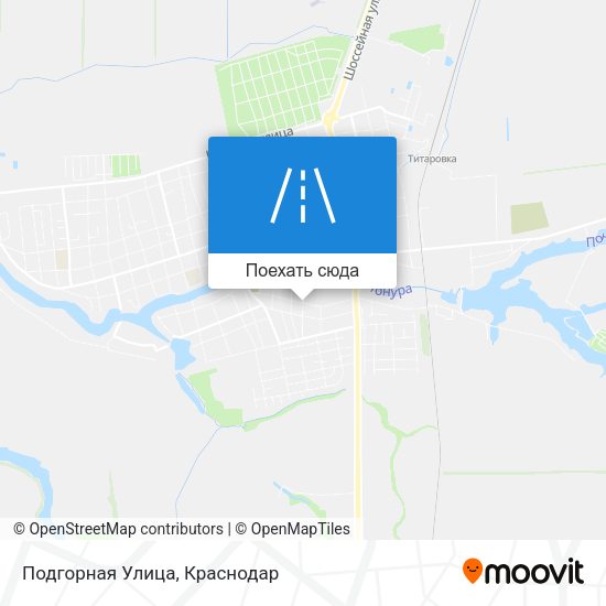 Карта Подгорная Улица