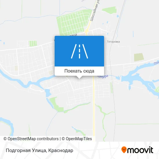 Карта Подгорная Улица