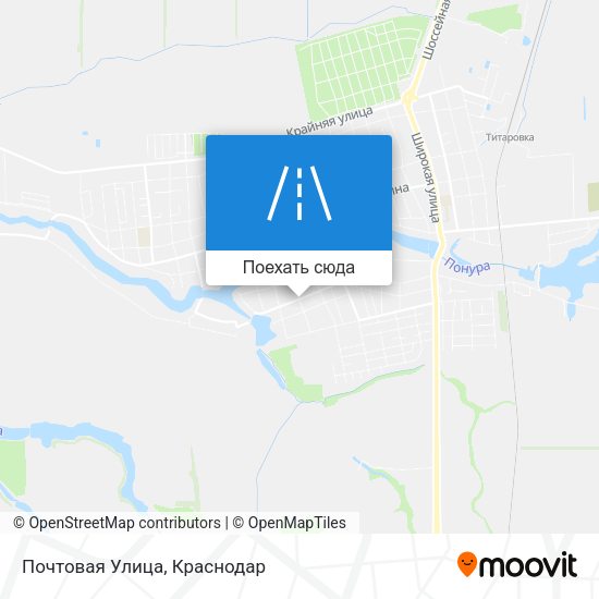 Карта Почтовая Улица