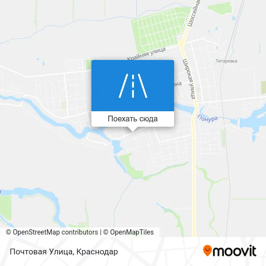 Карта Почтовая Улица