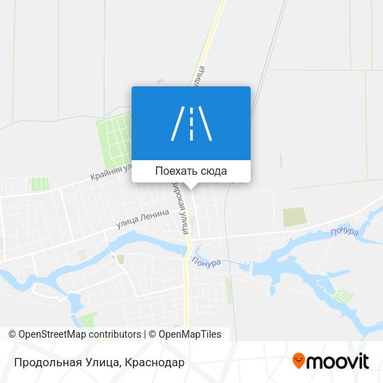 Карта Продольная Улица