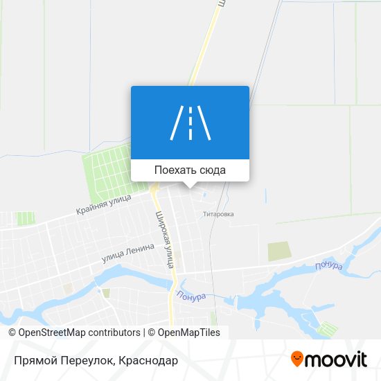 Карта Прямой Переулок