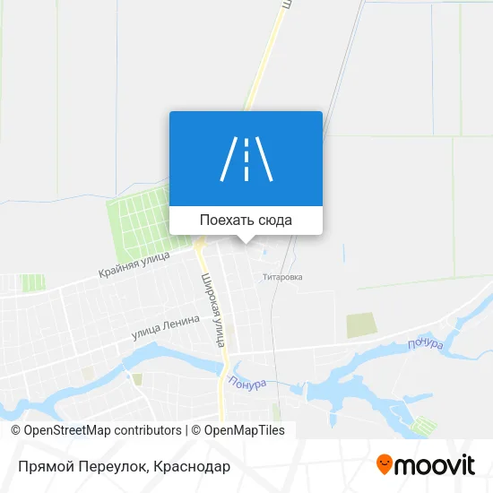 Карта Прямой Переулок