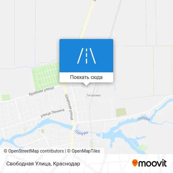 Карта Свободная Улица