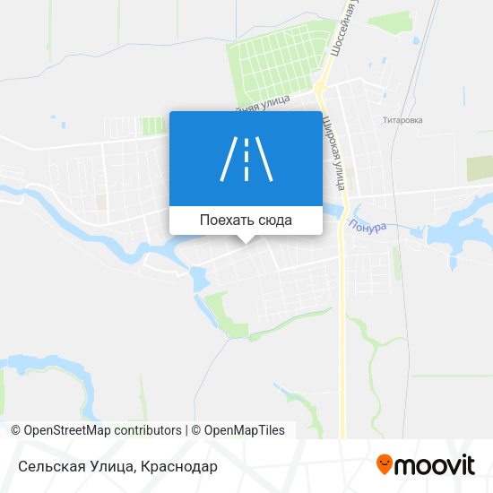 Карта Сельская Улица