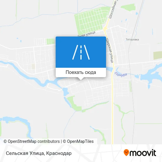 Карта Сельская Улица