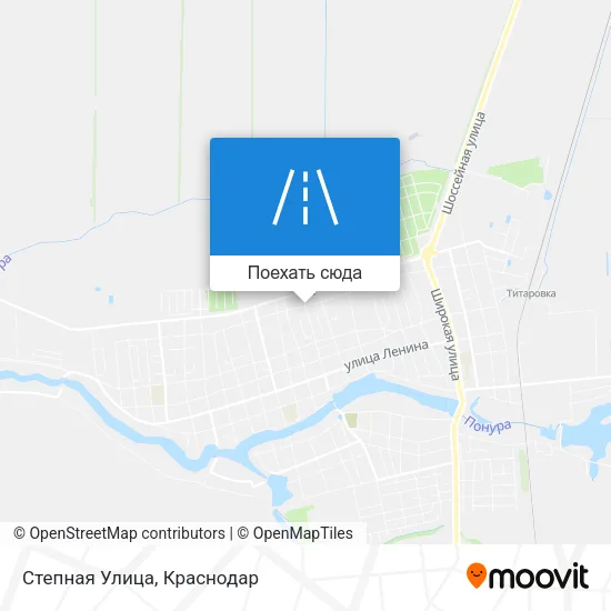 Карта Степная Улица