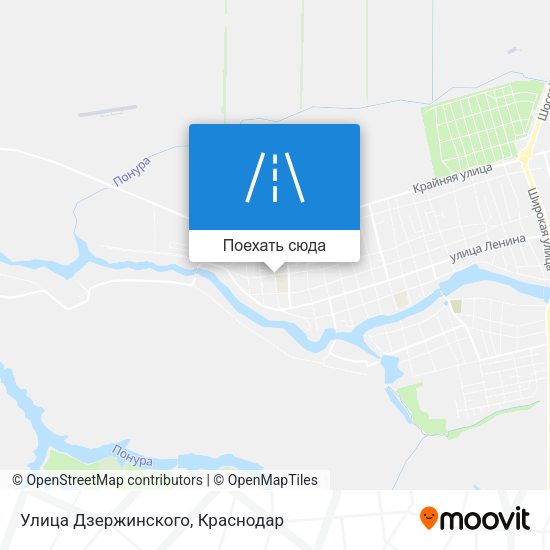 Карта Улица Дзержинского