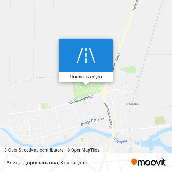 Карта Улица Дорошенкова