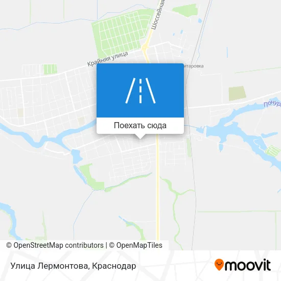 Карта Улица Лермонтова