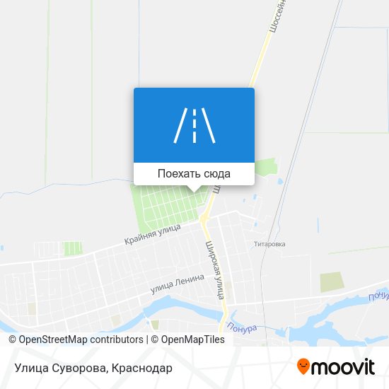 Карта Улица Суворова
