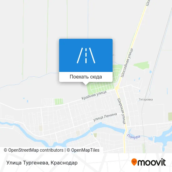 Карта Улица Тургенева