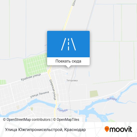 Карта Улица Южгипронисельстрой