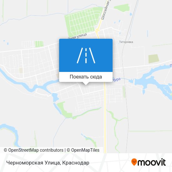 Карта Черноморская Улица