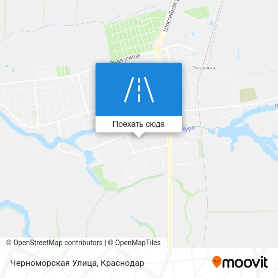 Карта Черноморская Улица