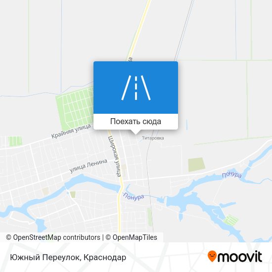 Карта Южный Переулок