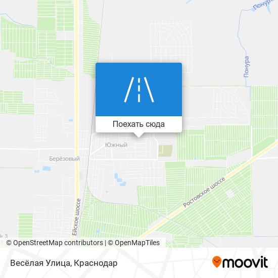 Карта Весёлая Улица