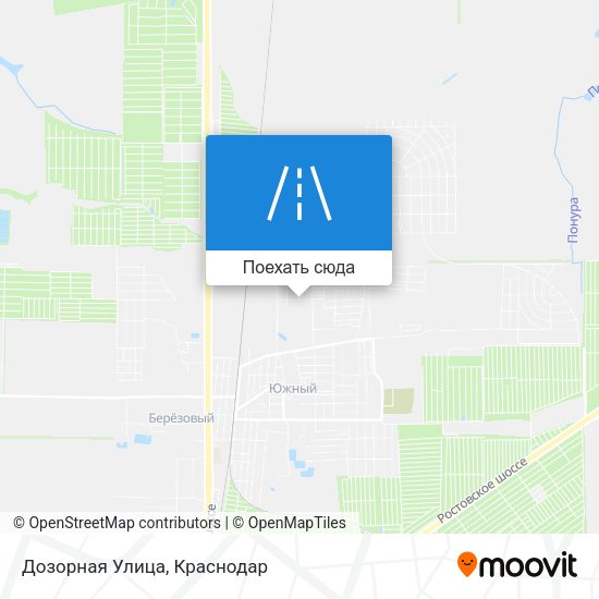 Карта Дозорная Улица
