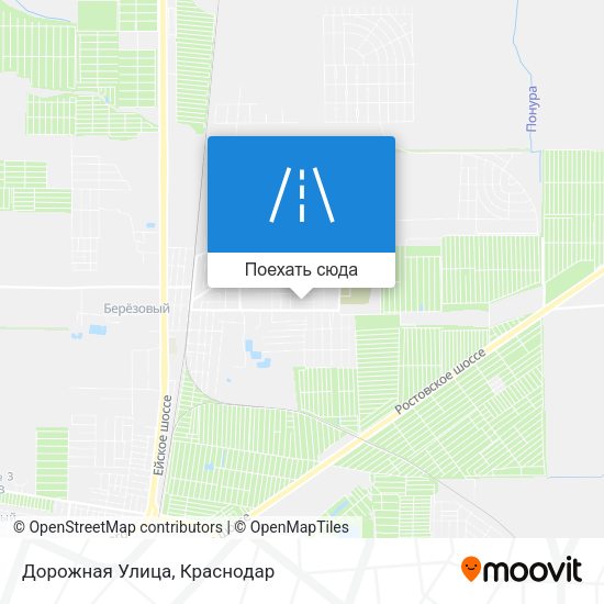 Карта Дорожная Улица