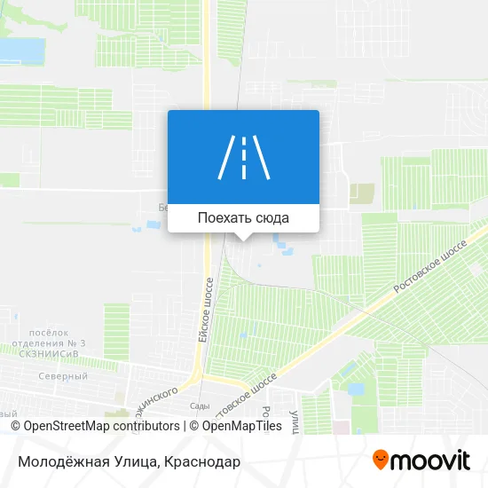 Карта Молодёжная Улица