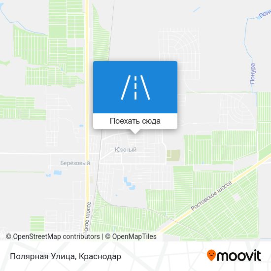 Карта Полярная Улица