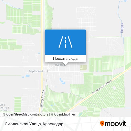 Карта Смоленская Улица