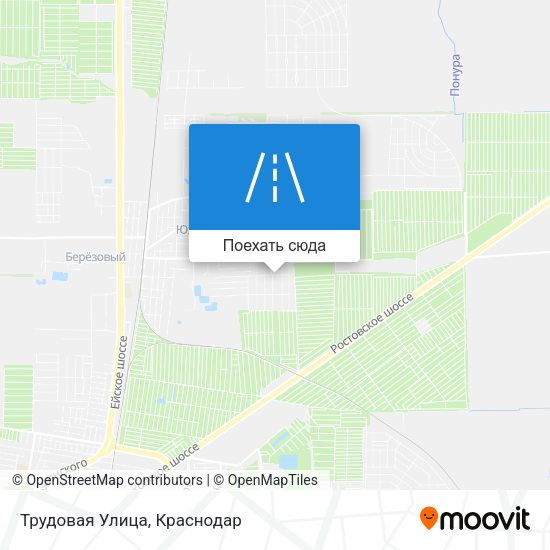 Карта Трудовая Улица