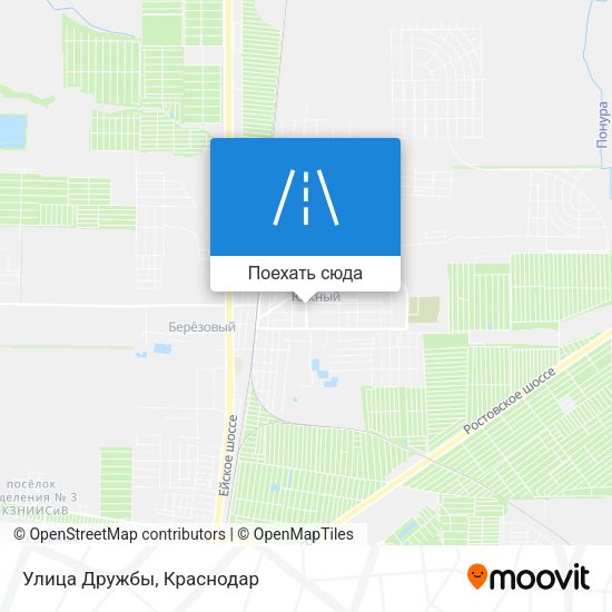 Карта Улица Дружбы