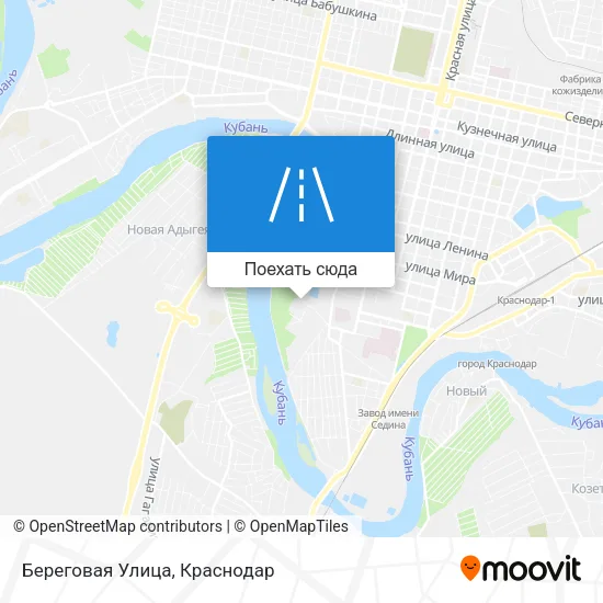Карта Береговая Улица