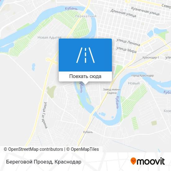 Карта Береговой Проезд