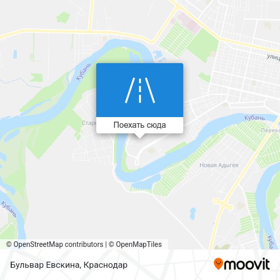 Карта Бульвар Евскина