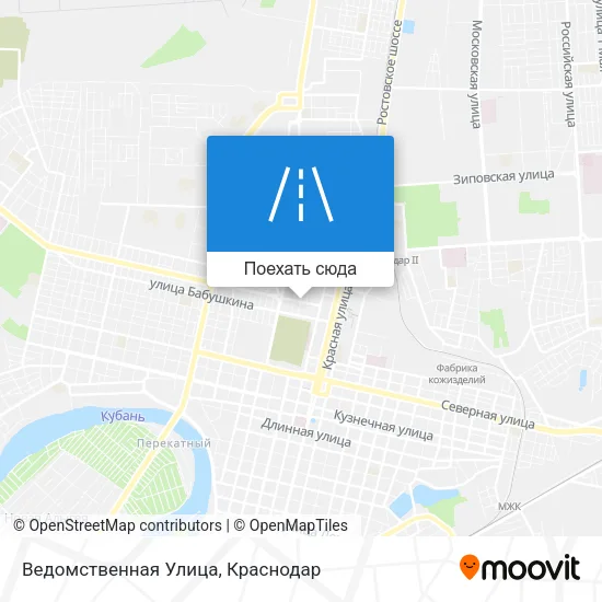 Карта Ведомственная Улица
