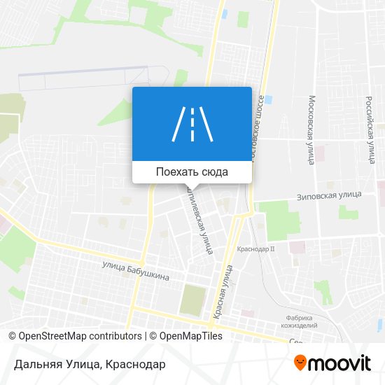 Карта Дальняя Улица