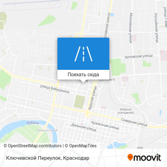 Карта Ключевской Переулок