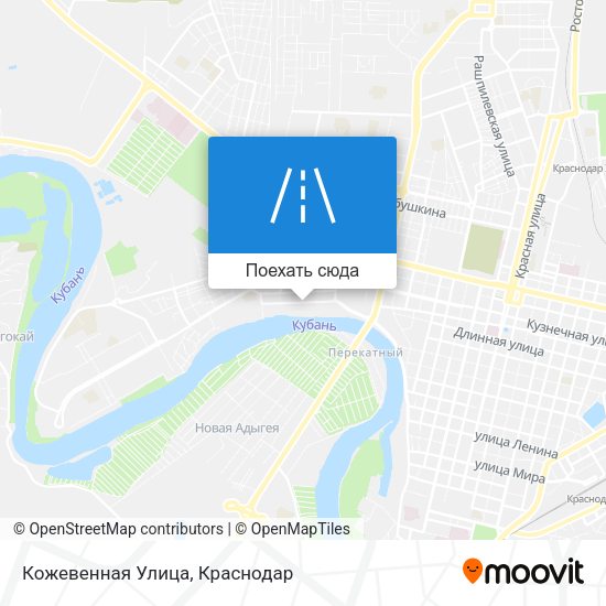 Карта Кожевенная Улица