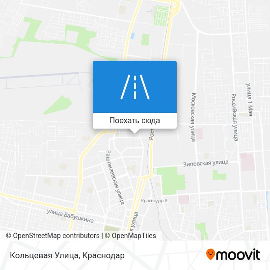 Карта Кольцевая Улица