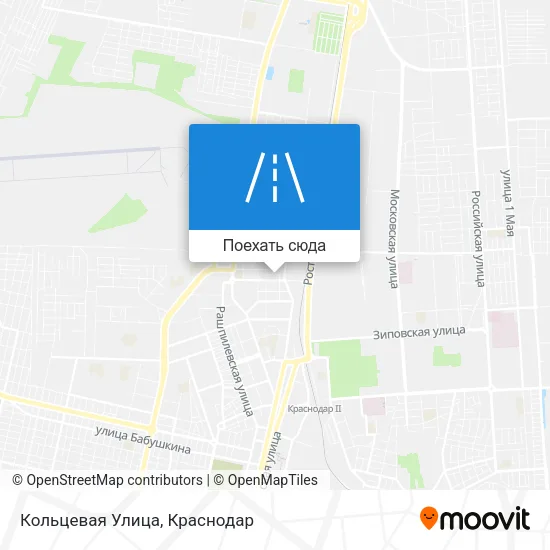 Карта Кольцевая Улица