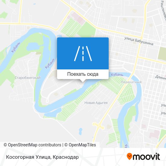 Карта Косогорная Улица