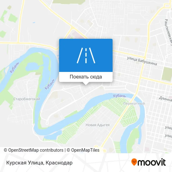 Карта Курская Улица