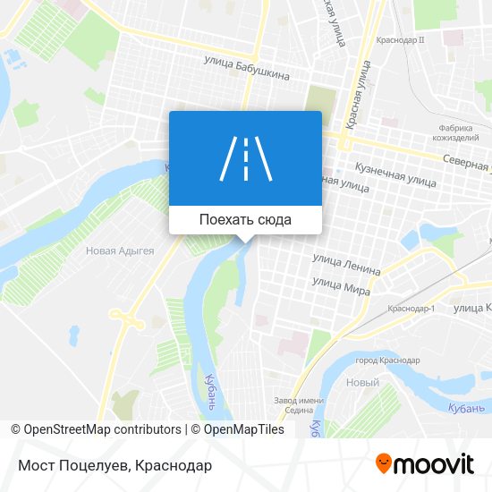 Карта Мост Поцелуев