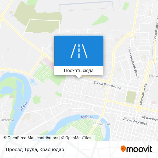 Карта Проезд Труда