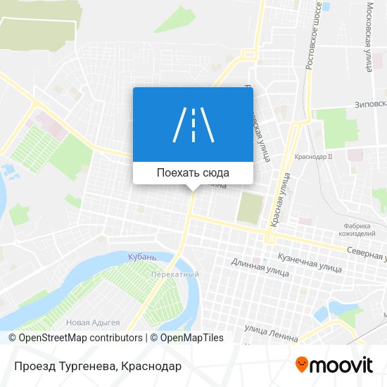 Карта Проезд Тургенева